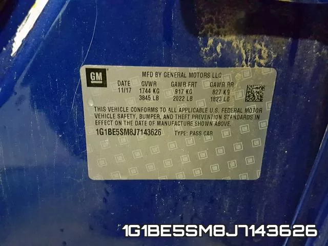 1G1BE5SM8J7143626 фото 2
