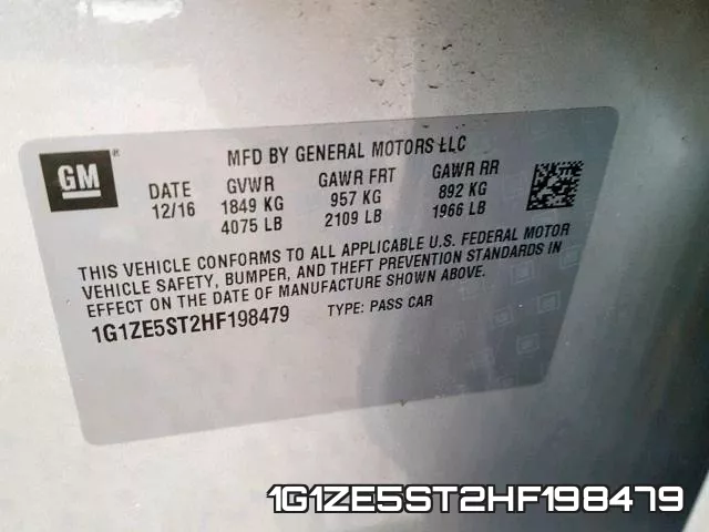 1G1ZE5ST2HF198479 фото 2