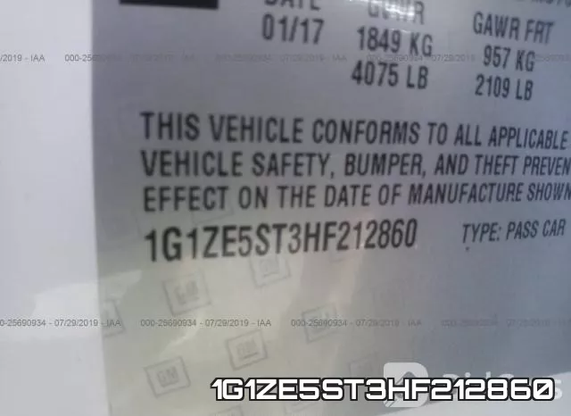 1G1ZE5ST3HF212860 фото 10