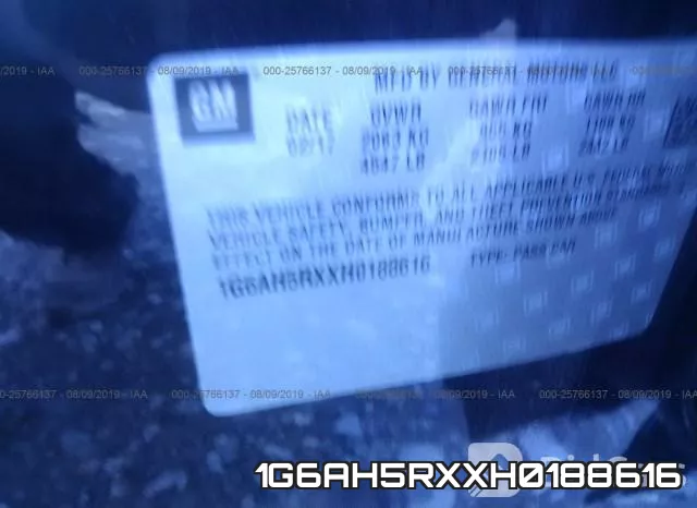 1G6AH5RXXH0188616 фото 10