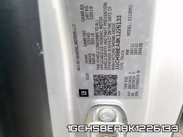 1GCHSBEA8K1226133 фото 2