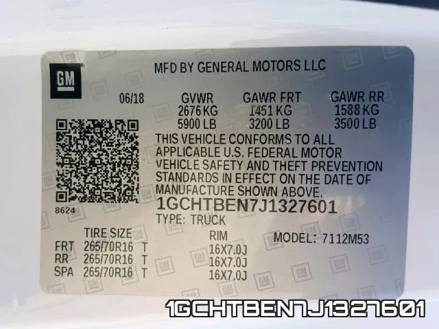 1GCHTBEN7J1327601 фото 2