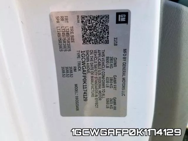 1GCWGAFP0K1174129 фото 2