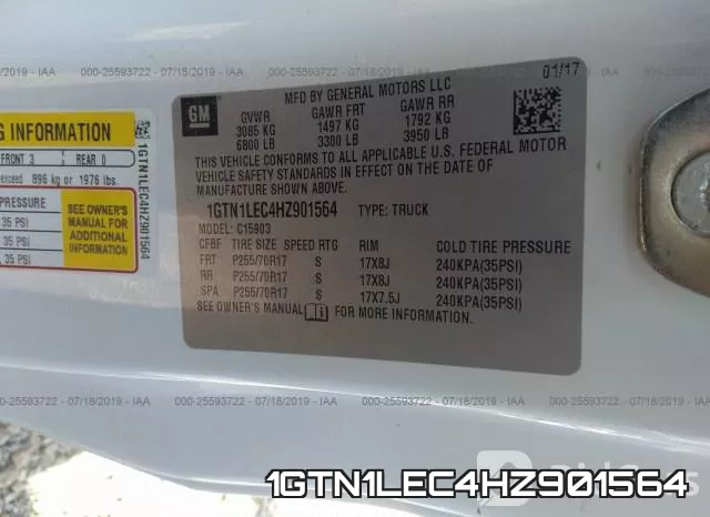 1GTN1LEC4HZ901564 фото 10
