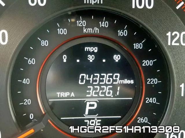 1HGCR2F51HA173308 фото 9
