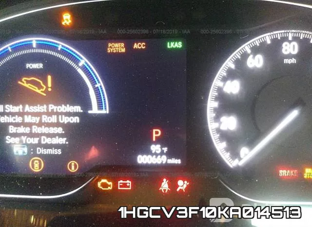 1HGCV3F10KA014513 фото 8