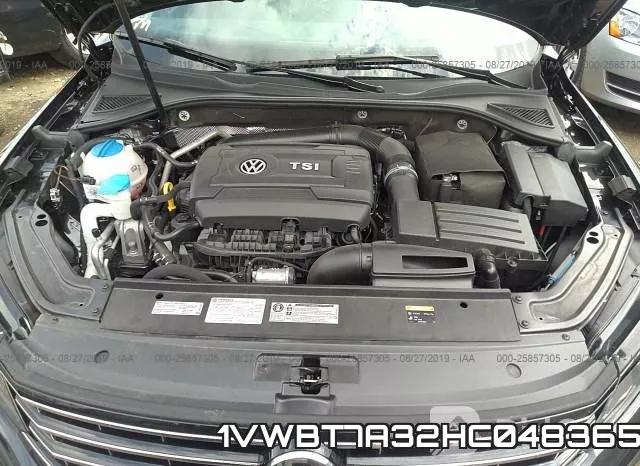 1VWBT7A32HC048365 фото 2