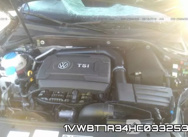 1VWBT7A34HC033253 фото 2