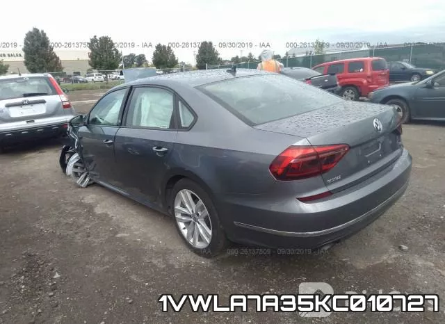 1VWLA7A35KC010727 фото 4