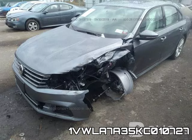 1VWLA7A35KC010727 фото 7
