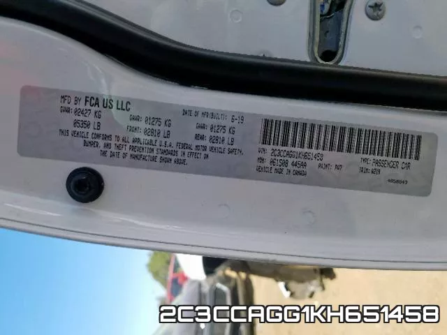 2C3CCAGG1KH651458 фото 2
