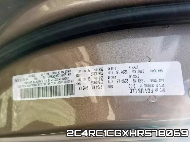 2C4RC1CGXHR578069 фото 2