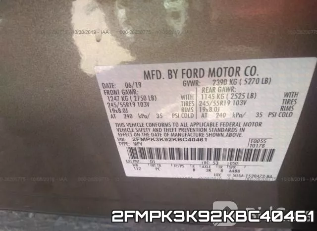 2FMPK3K92KBC40461 фото 10