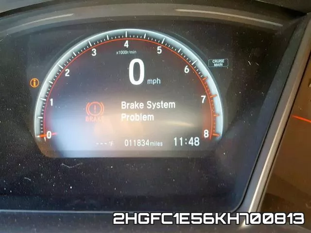 2HGFC1E56KH700813 фото 9