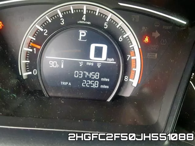 2HGFC2F50JH551088 фото 9