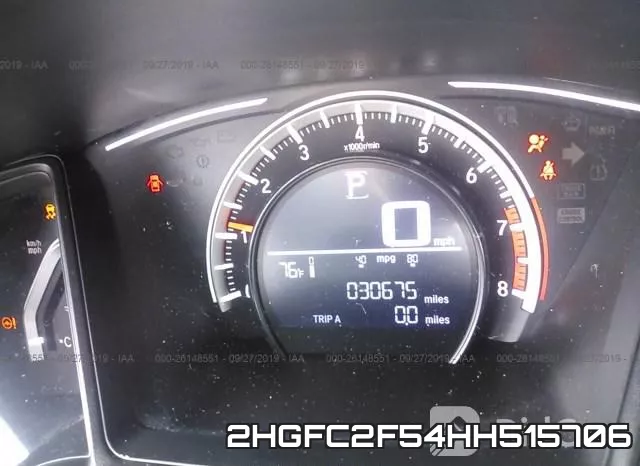 2HGFC2F54HH515706 фото 8
