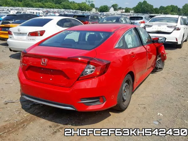 2HGFC2F63KH542430 фото 5