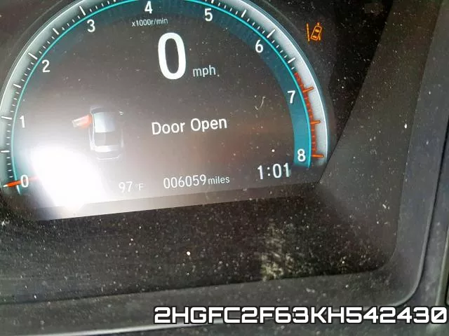 2HGFC2F63KH542430 фото 9