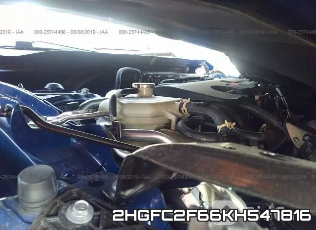 2HGFC2F66KH547816 фото 2