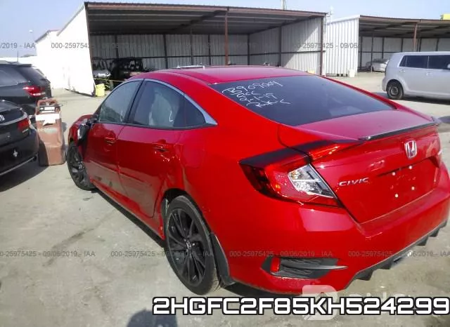 2HGFC2F85KH524299 фото 4