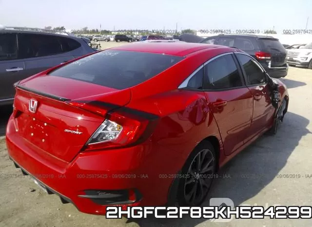 2HGFC2F85KH524299 фото 5