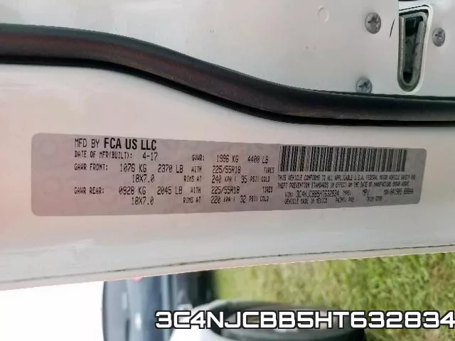 3C4NJCBB5HT632834 фото 2