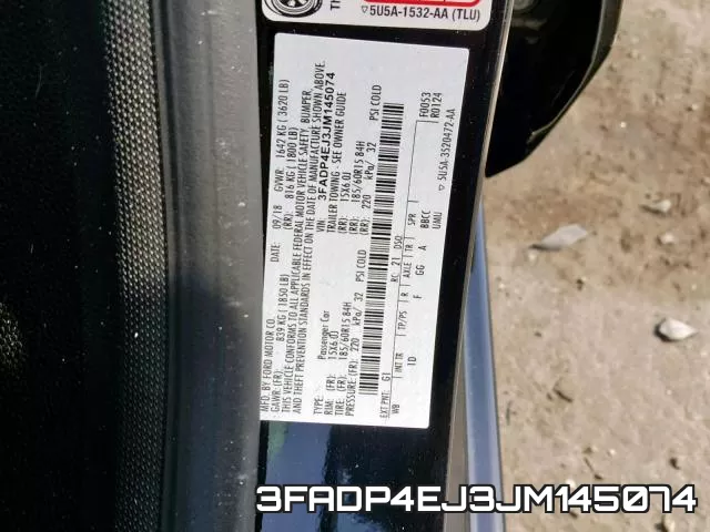 3FADP4EJ3JM145074 фото 2
