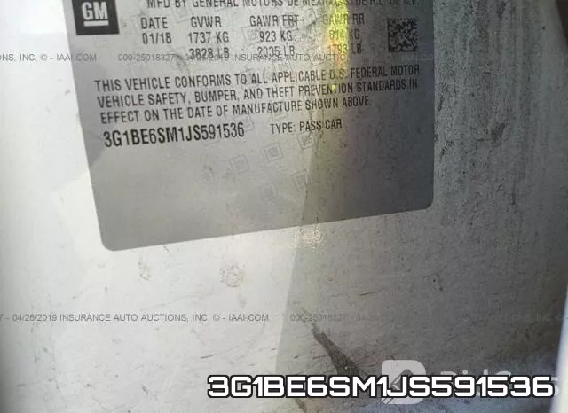 3G1BE6SM1JS591536 фото 10