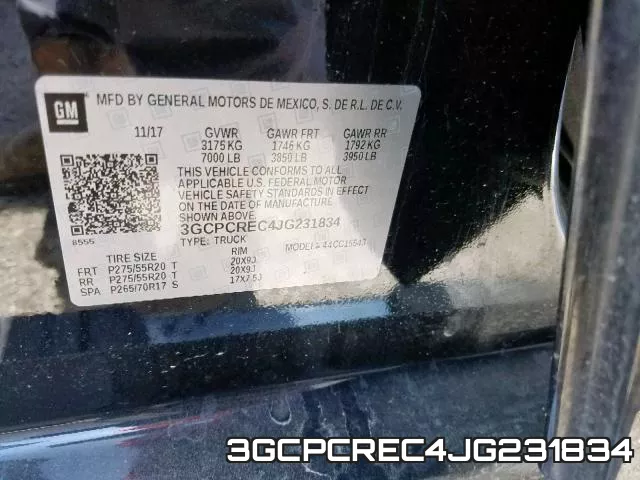 3GCPCREC4JG231834 фото 2