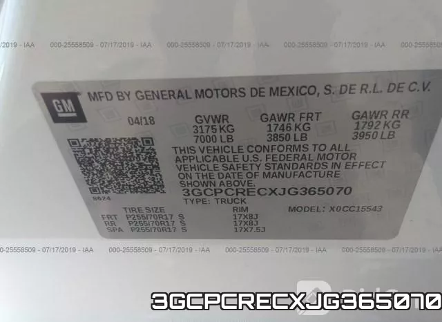 3GCPCRECXJG365070 фото 10