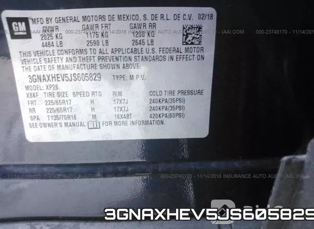 3GNAXHEV5JS605829 фото 10