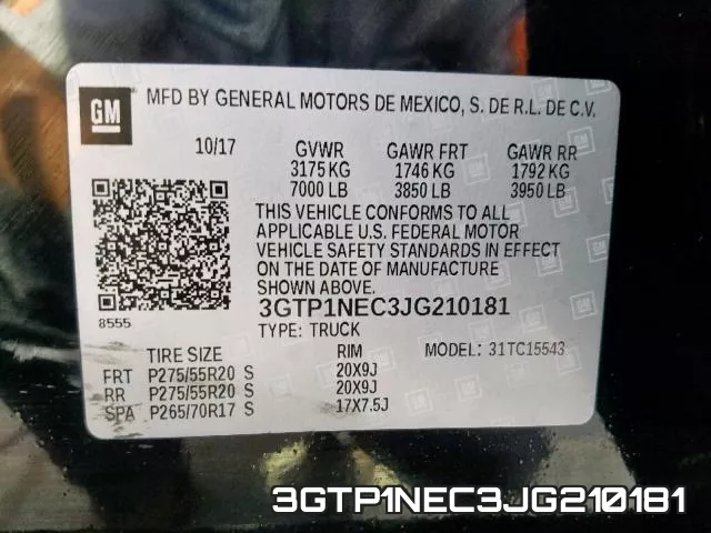 3GTP1NEC3JG210181 фото 2