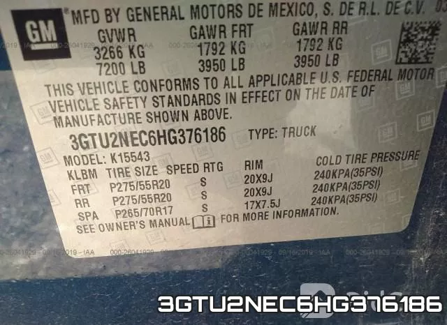 3GTU2NEC6HG376186 фото 10