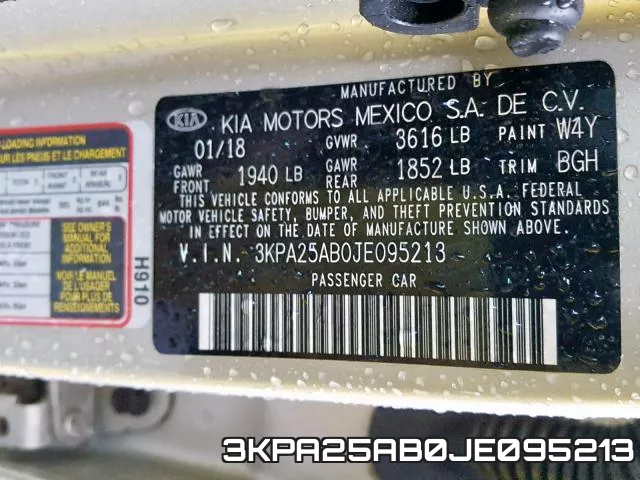 3KPA25AB0JE095213 фото 2