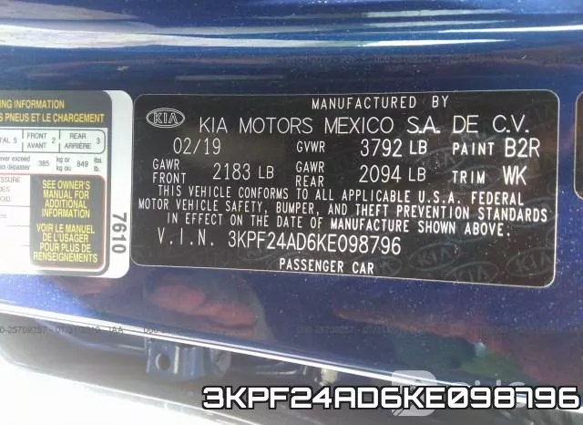 3KPF24AD6KE098796 фото 10