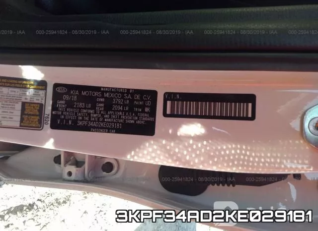 3KPF34AD2KE029181 фото 10