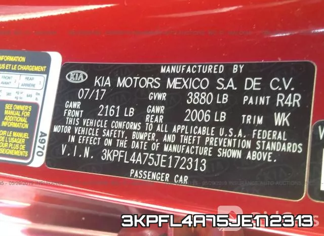 3KPFL4A75JE172313 фото 10