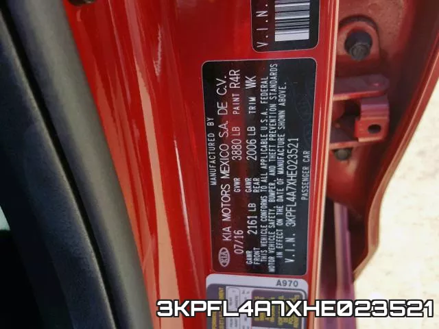 3KPFL4A7XHE023521 фото 2