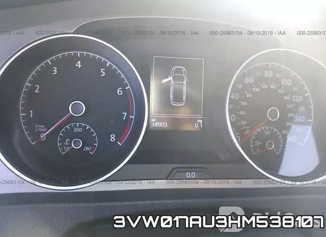 3VW017AU3HM538107 фото 8