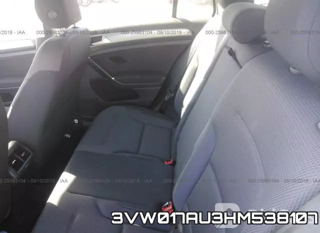 3VW017AU3HM538107 фото 9