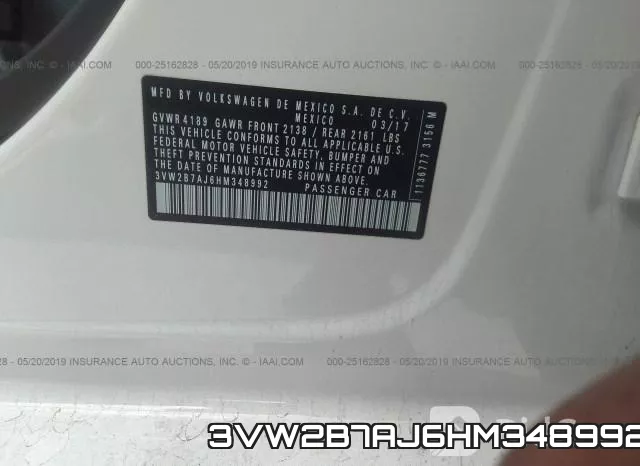 3VW2B7AJ6HM348992 фото 10