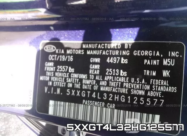5XXGT4L32HG125577 фото 10
