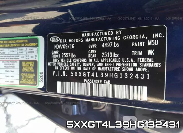 5XXGT4L39HG132431 фото 10