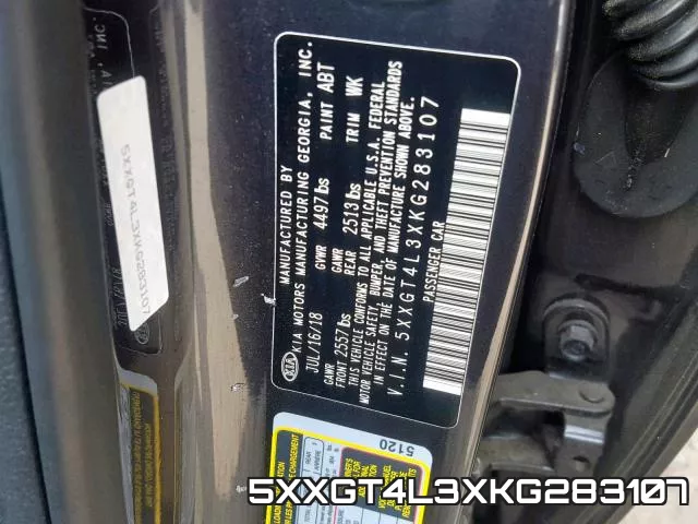 5XXGT4L3XKG283107 фото 2