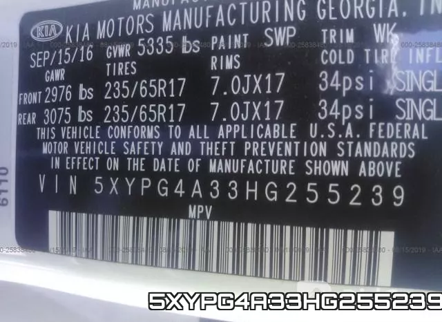 5XYPG4A33HG255239 фото 10