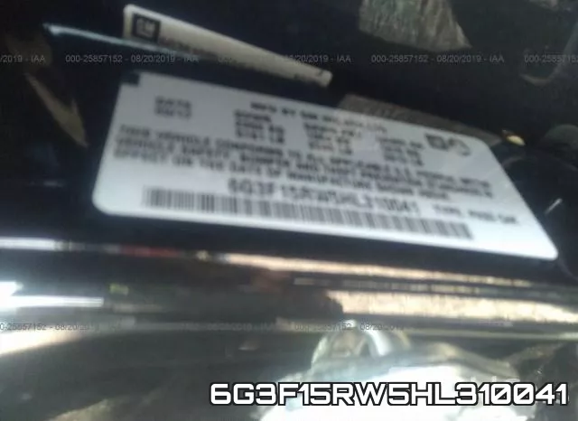 6G3F15RW5HL310041 фото 10