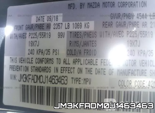 JM3KFADM0J1463463 фото 10