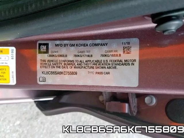 KL8CB6SA6KC755809 фото 2