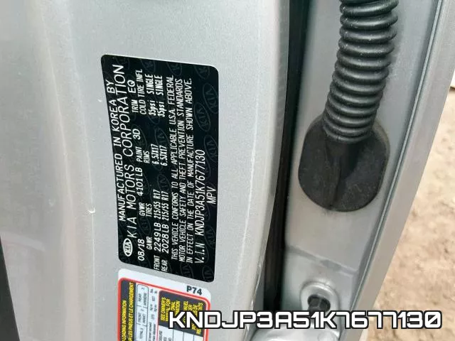 KNDJP3A51K7677130 фото 2