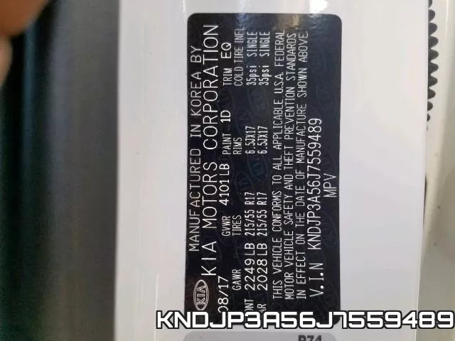 KNDJP3A56J7559489 фото 2